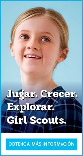 Jugár. Crecer. Explorar. Girl Scouts. Obtenga MΆS INFORMACIÓN