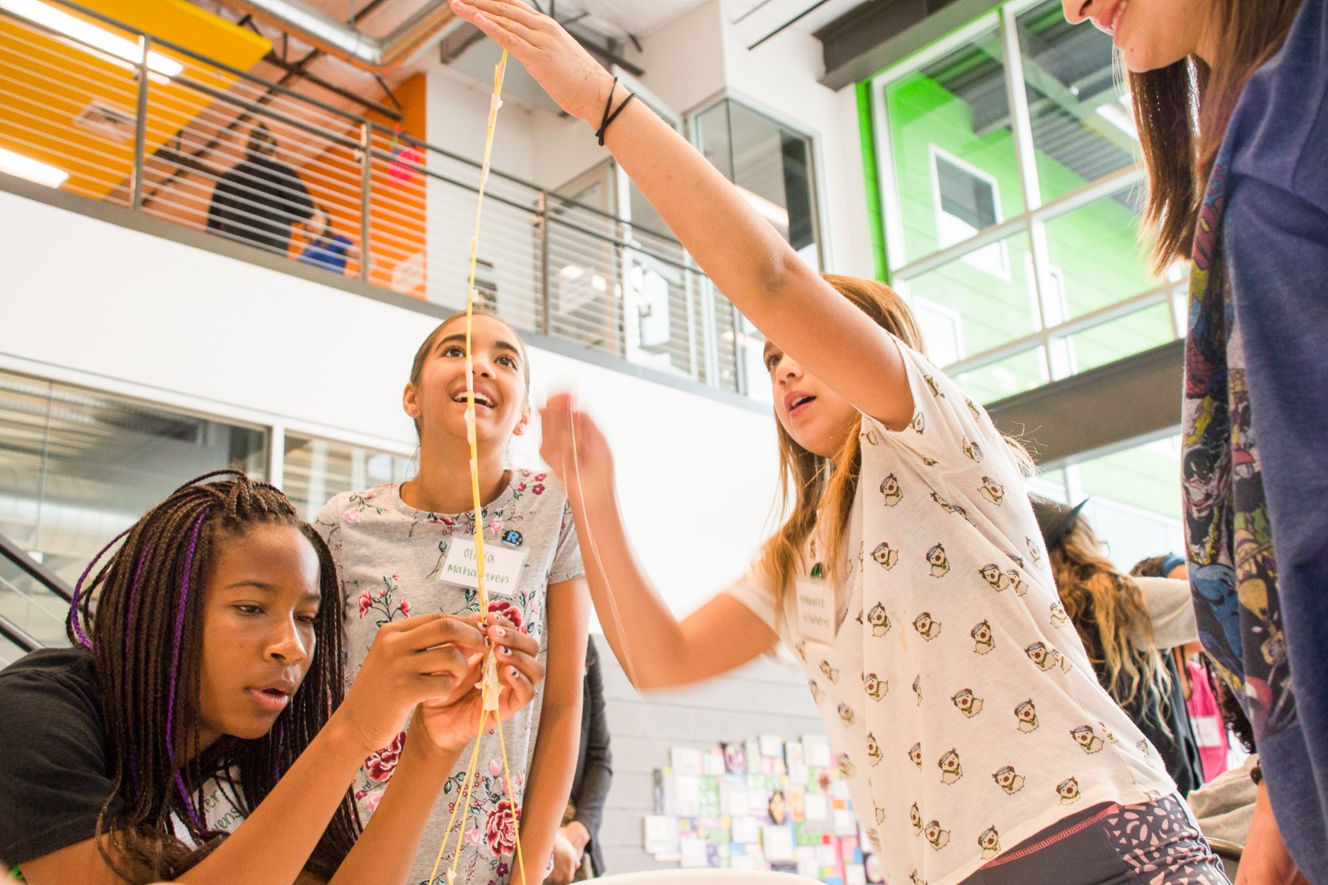 picture of girl scouts enjoying an activity in angel charity place for girls