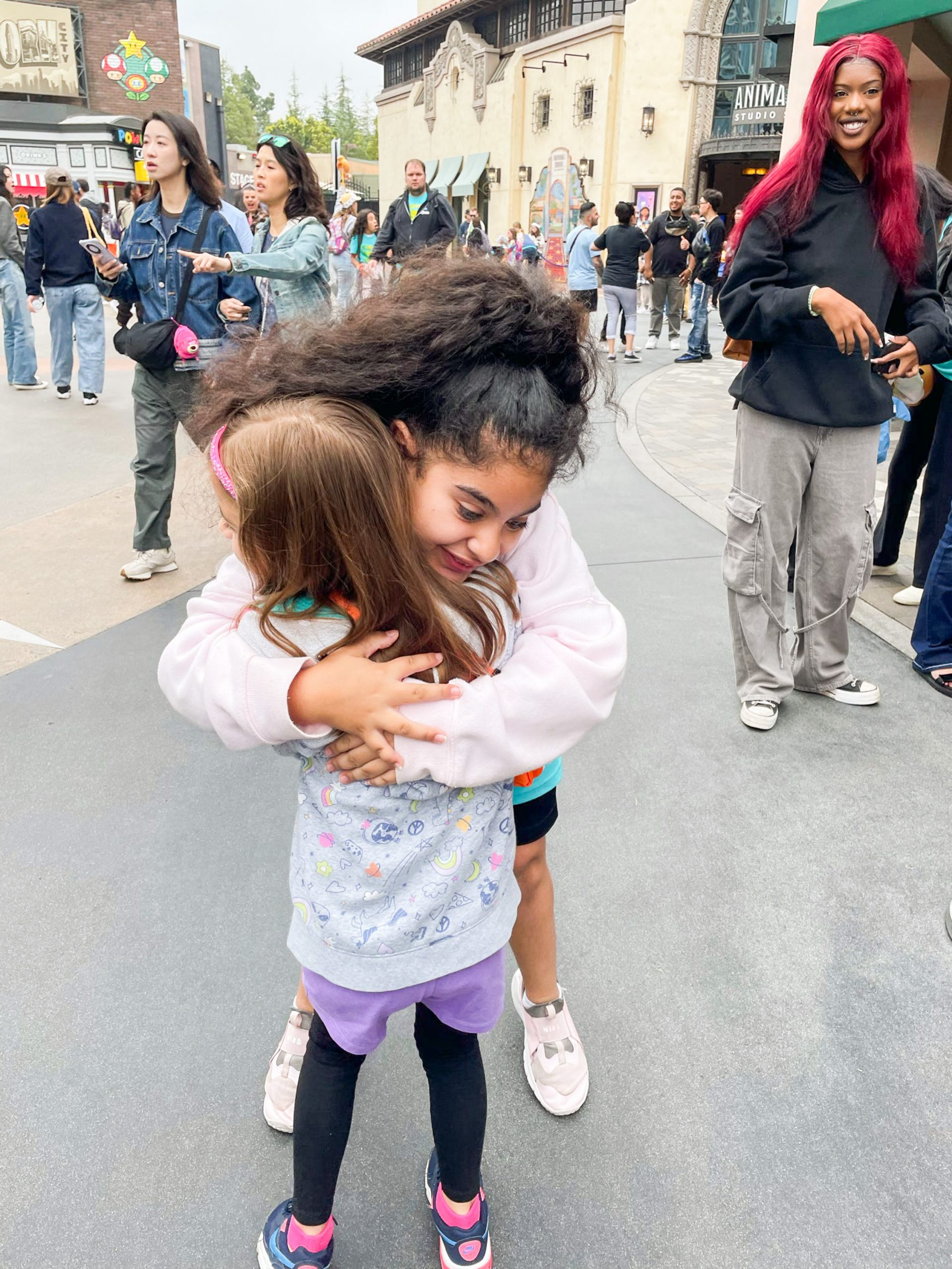 girl scout friends at camp