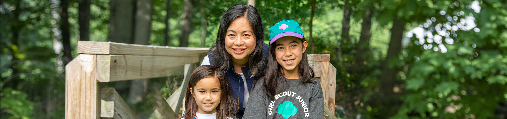  photo of staff up at camp whispering pines smiling for the camera 